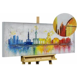 KUNSTLOFT OLEJOMALBA 120/60 cm, Město a architektura obraz