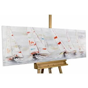 KUNSTLOFT OLEJOMALBA 150/50 cm, Moře a pláž obraz