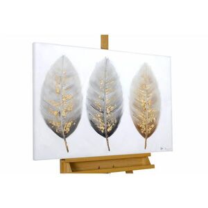 KUNSTLOFT RUČNĚ MALOVANÝ AKRYLOVÝ OBRAZ HNĚDÝ/BÉŽOVÝ, 100/75 CM obraz