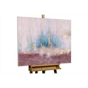 KUNSTLOFT RUČNĚ MALOVANÝ AKRYLOVÝ OBRAZ TURQUOISE, 100/75 CM obraz