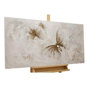 KUNSTLOFT RUČNĚ MALOVANÝ AKRYLOVÝ OBRAZ HNĚDÝ, 120/60 CM obraz