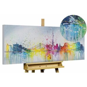 KUNSTLOFT OLEJOMALBA 120/60 cm, Město a architektura obraz