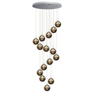 Nettlife KYVADLOVÉ světlo, energeticky úsporné, 15 světel, 41/41/320 cm obraz