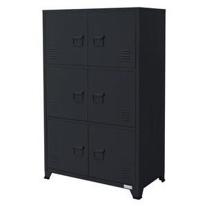 ML-DESIGN SKŘÍŇ NA DOKUMENTY 75x40x120 cm antracitová z oceli obraz