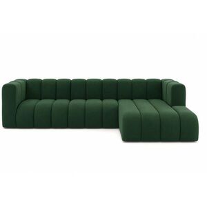 Kaiser Möbel ROHOVÁ SEDAČKA ve tvaru L GRAND 318 cm, tkanina Salvador, Zelená, Pravá strana obraz