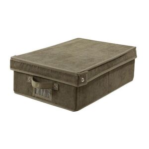 Calicosy ÚLOŽNÁ krabice s manšestrovým víkem, khaki - D 31, 5 cm obraz