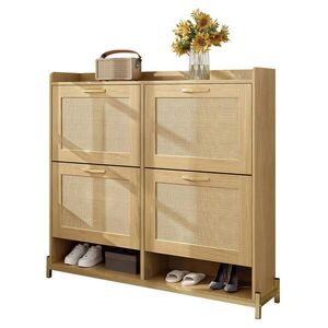 Modfu BOTNÍK z MDF 108, 5x24x100 cm světly dub s horní policí, kovovou podnoží a úsporným úložným řešením obraz