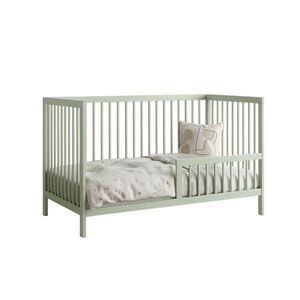 Kids Collective BABYPOSTÝLKA s poloviční boční zábranou 60x120 cm v zelené barvě obraz