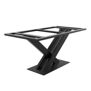 Metalo Pro KOVOVÉ NOHY KE STOLU Zaniah černá 160/80/74 cm obraz