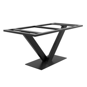 Metalo Pro KOVOVÉ NOHY KE STOLU Thuban černá 160/80/74 cm obraz