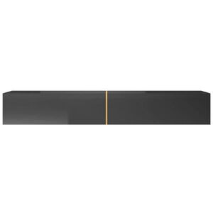 Selsey TV stolek Bisira černý / zlatý 200/30/32 cm obraz