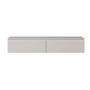 Selsey TV stolek Bemmi šedobéžový 150/28/32 cm obraz