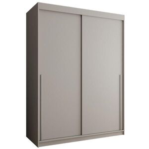 Home Collective ŠATNÍ SKŘÍŇ S POSUVNÝMI DVEŘMI 150 cm šířka, kašmírová se stříbrným úchytem obraz