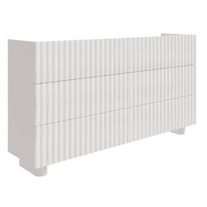 Selsey KOMODA Fiorra bílá vysoký lesk, 147 cm obraz