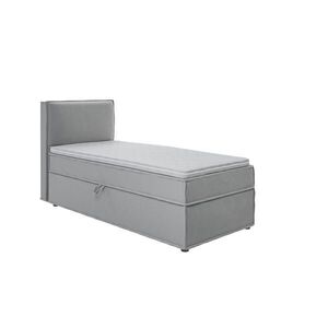 S-Style POSTEL BOXSPRING 90/200 cm Eclipse ze šedého mikrovlákna obraz