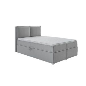 S-Style POSTEL BOXSPRING 140/200 cm Eclipse ze šedého mikrovlákna obraz