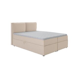 S-Style POSTEL BOXSPRING 160/200 cm Eclipse z béžového mikrovlákna obraz