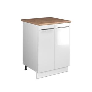 Vicco SKŘÍŇKA POD DŘEZ Fame-Line, Bílá vysoký lesk/Bílá, 60 cm obraz
