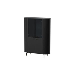 MASSENO VITRÍNA THIRA 112, 3/155/40 cm Černá obraz