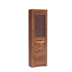MASSENO VITRÍNA ZERI 56/192/47 cm Hnědá obraz