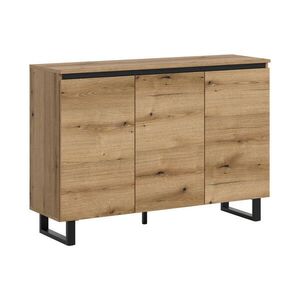 Livetastic ŠIROKÁ KOMODA, tmavý dub, 120/84/36 cm obraz