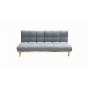 P & B ROZKLÁDACÍ POHOVKA, textil, šedá obraz