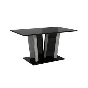 Home Collective KONFERENČNÍ stolek 100 cm, černý lesk obraz