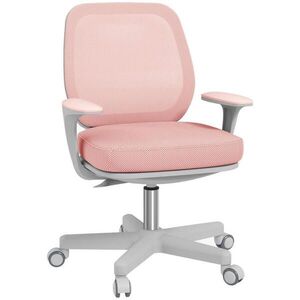 SHOPENTRA ERGONOMICKÉ otočné židle s funkcí otáčení a nastavením výšky, růžové obraz