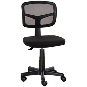 SHOPENTRA OTOČNÉ židle, ergonomické, prostorově úsporné, výškově nastavitelné, černé obraz