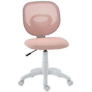 SHOPENTRA ERGONOMICKÉ otočné židle s výškově nastavitelným opěradlem, růžové obraz