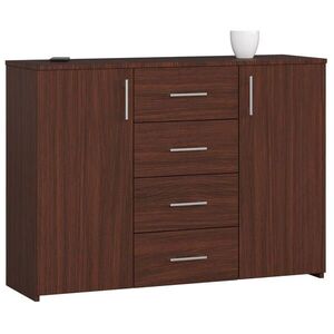 RAUMHIRSCH FURNITURE KOMODA tmavě hnědá 80/110/35 obraz