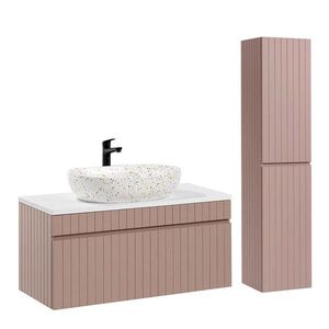 Petits-meubles KOUPELNOVÝ NÁBYTEK 100.4cm Zelie 2er-Set Rose obraz