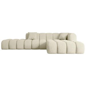 ALTDECOR ROHOVÁ SEDACÍ SOUPRAVA s otomanem vpravo OLEA-L2 – 289 × 176 × 71 cm, béžová obraz