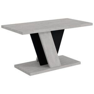 ALTDECOR KAVOVÝ STOLEK 110 x 70 x 60 cm – vzhled betonu K350 / černá – INEY obraz