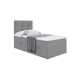 ALTDECOR AMERICKÁ postel s matrací H3 a roštem – MARCE – 90x200 – vlevo, šedá obraz
