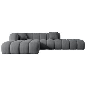 ALTDECOR ROHOVÁ SEDACÍ SOUPRAVA s otomanem vlevo OLEA-L2 – 289 × 176 × 71 cm, tmavě šedá obraz
