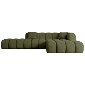 ALTDECOR ROHOVÁ SEDACÍ SOUPRAVA s otomanem vpravo OLEA-L2 – 289 × 176 × 71 cm, zelená obraz