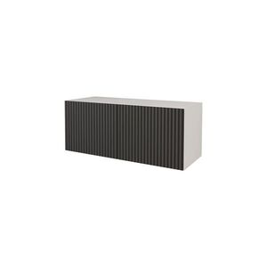 ALTDECOR NÍZKÁ KOMODA NOA-2-W 100 x 40 x 40 cm – bílá / černá obraz