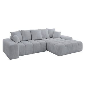 ALTDECOR ROHOVÁ SEDACÍ SOUPRAVA s otomanem vpravo ENSI-L – 267 × 164 × 69 cm, titanová barva obraz