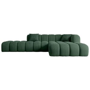 ALTDECOR ROHOVÁ SEDACÍ SOUPRAVA s otomanem vpravo OLEA-L2 – 289 × 176 × 71 cm, zelená obraz