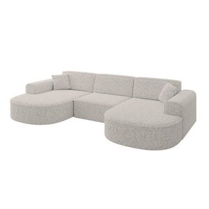 ALTDECOR SEDACÍ SOUPRAVA MARI-U1 – 303 x 171 x 79 cm, světle šedá látka obraz