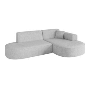 ALTDECOR ROHOVÁ SEDACÍ SOUPRAVA s otomanem vpravo MARI-L1 – 243 × 171 × 79 cm, šedá látka obraz
