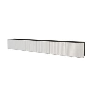 ALTDECOR NÍZKÁ komoda NOA-2-W 3x100x40x40 cm – černá / bílá obraz