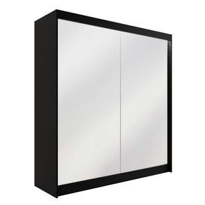 ALTDECOR ŠATNÍ SKŘÍŇ AMOHA s LED – 200 cm – černá obraz