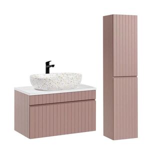 Petits-meubles KOUPELNOVÝ NÁBYTEK 80.4cm Zelie 2er-Set Rose obraz