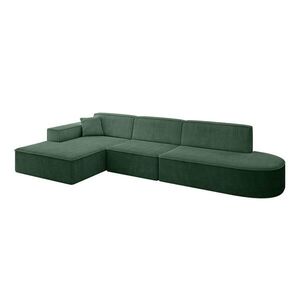 ALTDECOR ROHOVÁ SEDACÍ SOUPRAVA s otomanem vlevo IREA-L2-v4 – 327 x 165 x 77 cm, zelená obraz