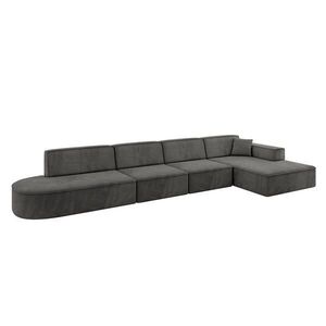 ALTDECOR ROHOVÁ SEDACÍ SOUPRAVA s otomanem vpravo IREA-L3-v4 – 412 x 165 x 77 cm, ecru obraz