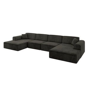 ALTDECOR SEDACÍ SOUPRAVA IREA-U2-v3 – 386 × 165 × 77 cm, černá obraz