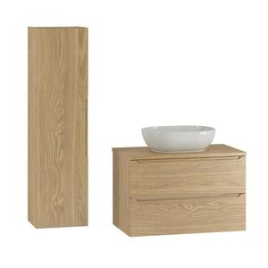 Petits-meubles KOUPELNOVÝ NÁBYTEK 80.6cm Viggo 2er-Set Dřevo obraz