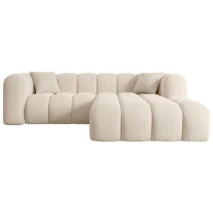 ALTDECOR ROHOVÁ SEDACÍ SOUPRAVA s otomanem vpravo OLEA-L1 – 231 × 173 × 74 cm, béžová obraz